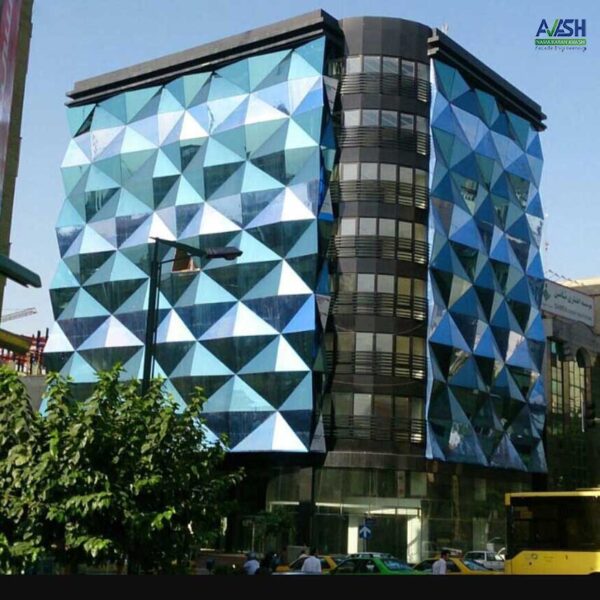 اجرای نمای کرتین وال