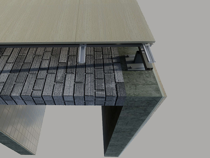 نمای سنگ خشک