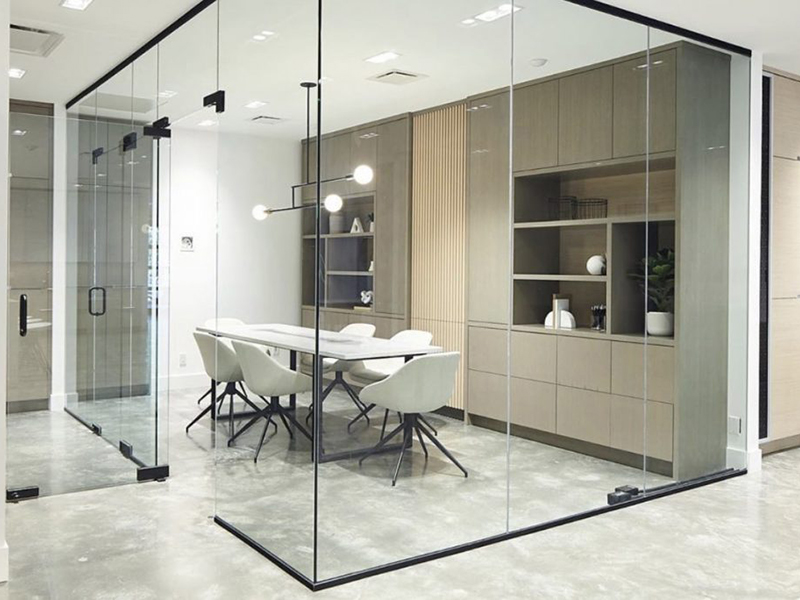 پارتیشن شیشه ‌ای اداری